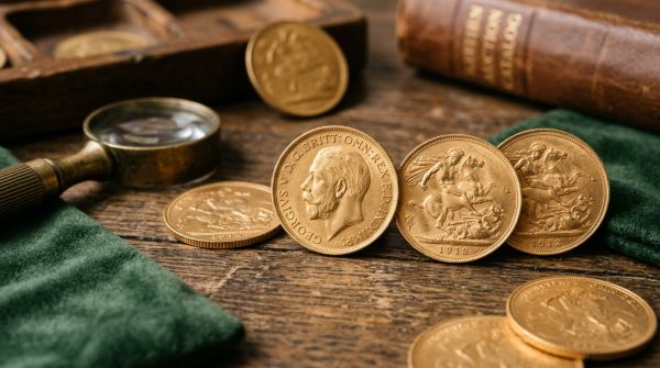 Guide des prix des pièces d'or George V de 1912